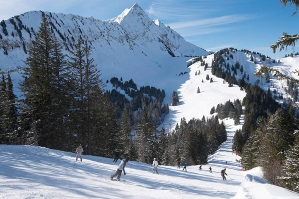 Le Relai S34 - Grand Et Lumineux Studio Avec Coin Montagne 4-6 Pers Avec Wifi, 50M Des Pistes, Grand Balcon Expose Sud, Draps Non Compris Saint-Jean-dʼAulps Exterior foto