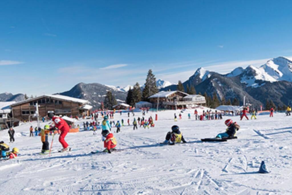 Le Relai S34 - Grand Et Lumineux Studio Avec Coin Montagne 4-6 Pers Avec Wifi, 50M Des Pistes, Grand Balcon Expose Sud, Draps Non Compris Saint-Jean-dʼAulps Exterior foto