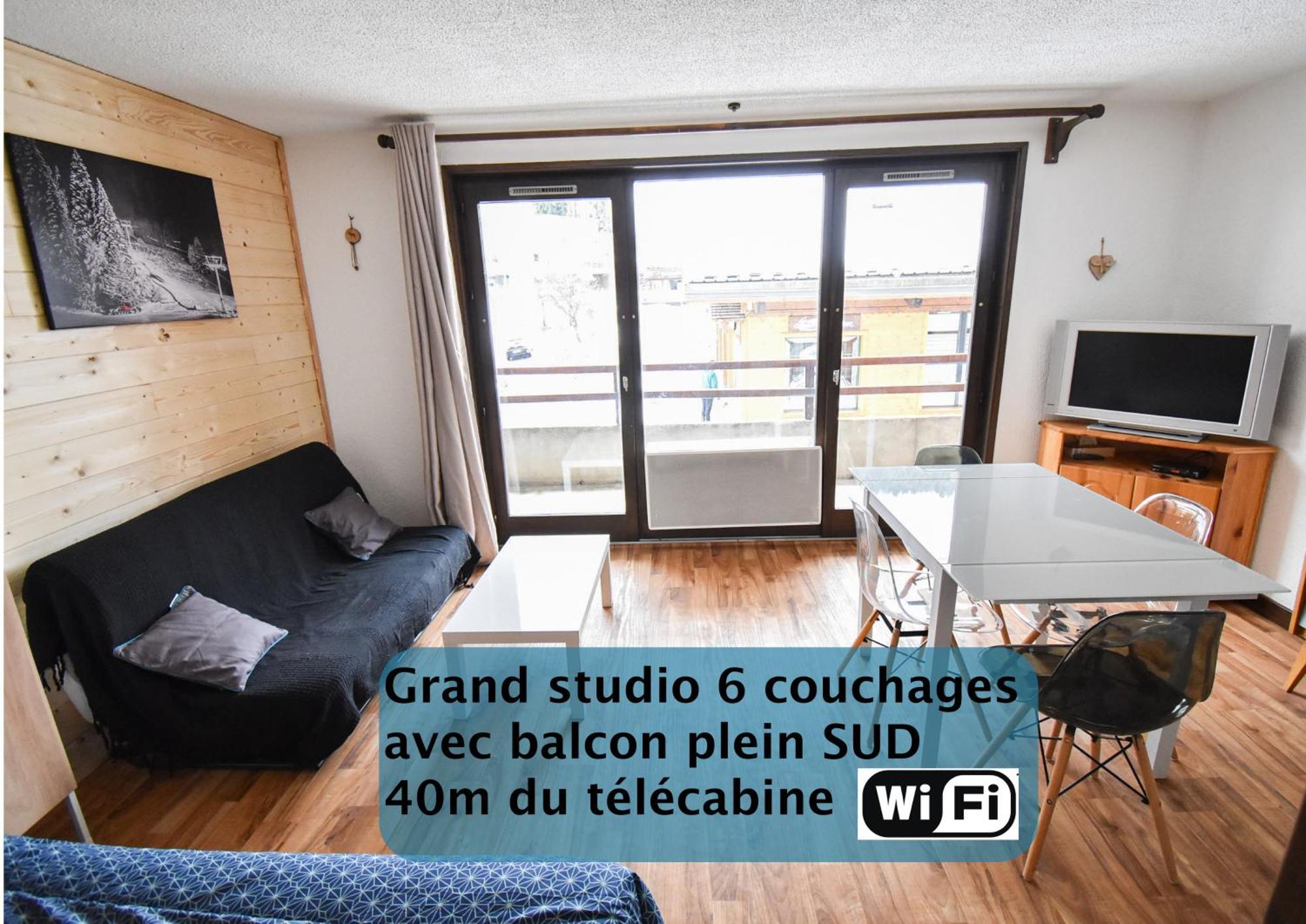 Le Relai S34 - Grand Et Lumineux Studio Avec Coin Montagne 4-6 Pers Avec Wifi, 50M Des Pistes, Grand Balcon Expose Sud, Draps Non Compris Saint-Jean-dʼAulps Exterior foto